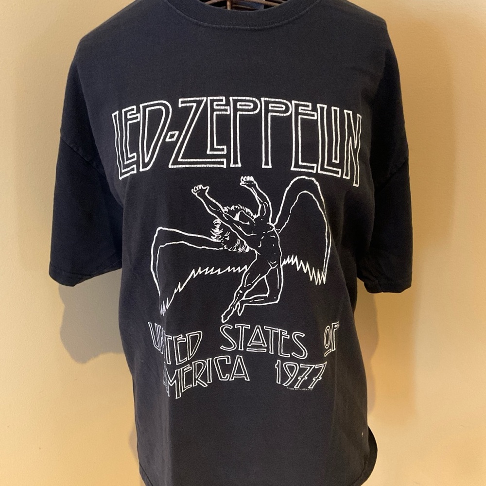 Led Zeppelin Black Graphic T-Shirt